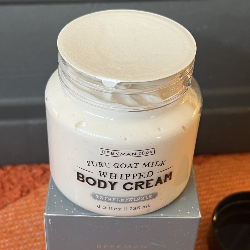 Beekman 1802 "Twinkle Twinkle" Goat Milk Whipped Body Cream Lotion 8 oz. NEW BOX - Picture 4 of 6